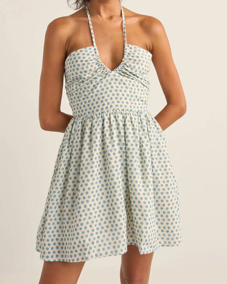 Harper Halter Mini Dress - Beachin Surf