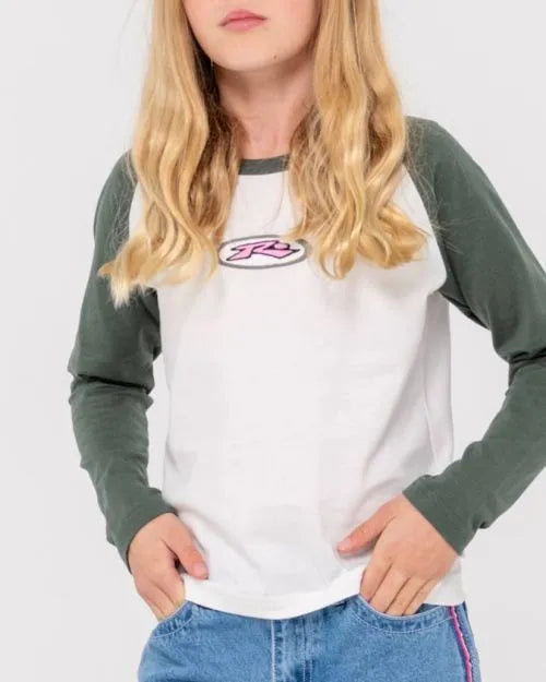 Heritage Long Sleeve Tee Girls - Beachin Surf