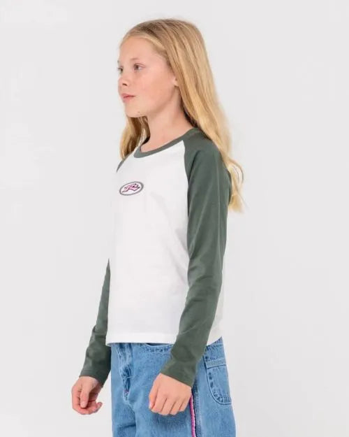 Heritage Long Sleeve Tee Girls - Beachin Surf