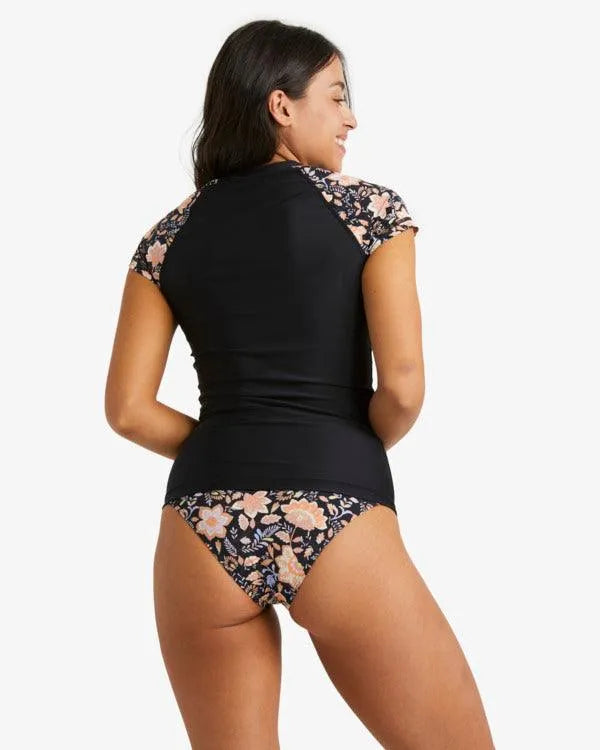 Hideaway Hippie Wahine Rash Vest - Beachin Surf