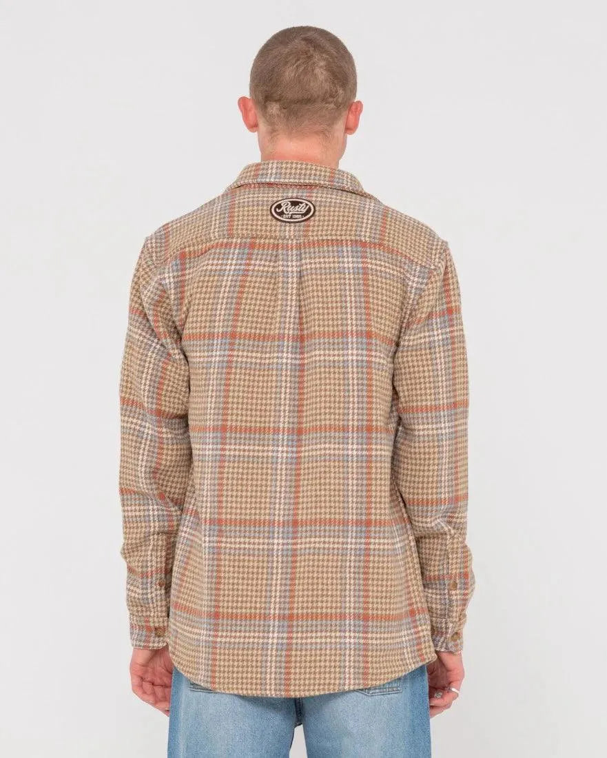 Houndstooth Overshirt - Beachin Surf