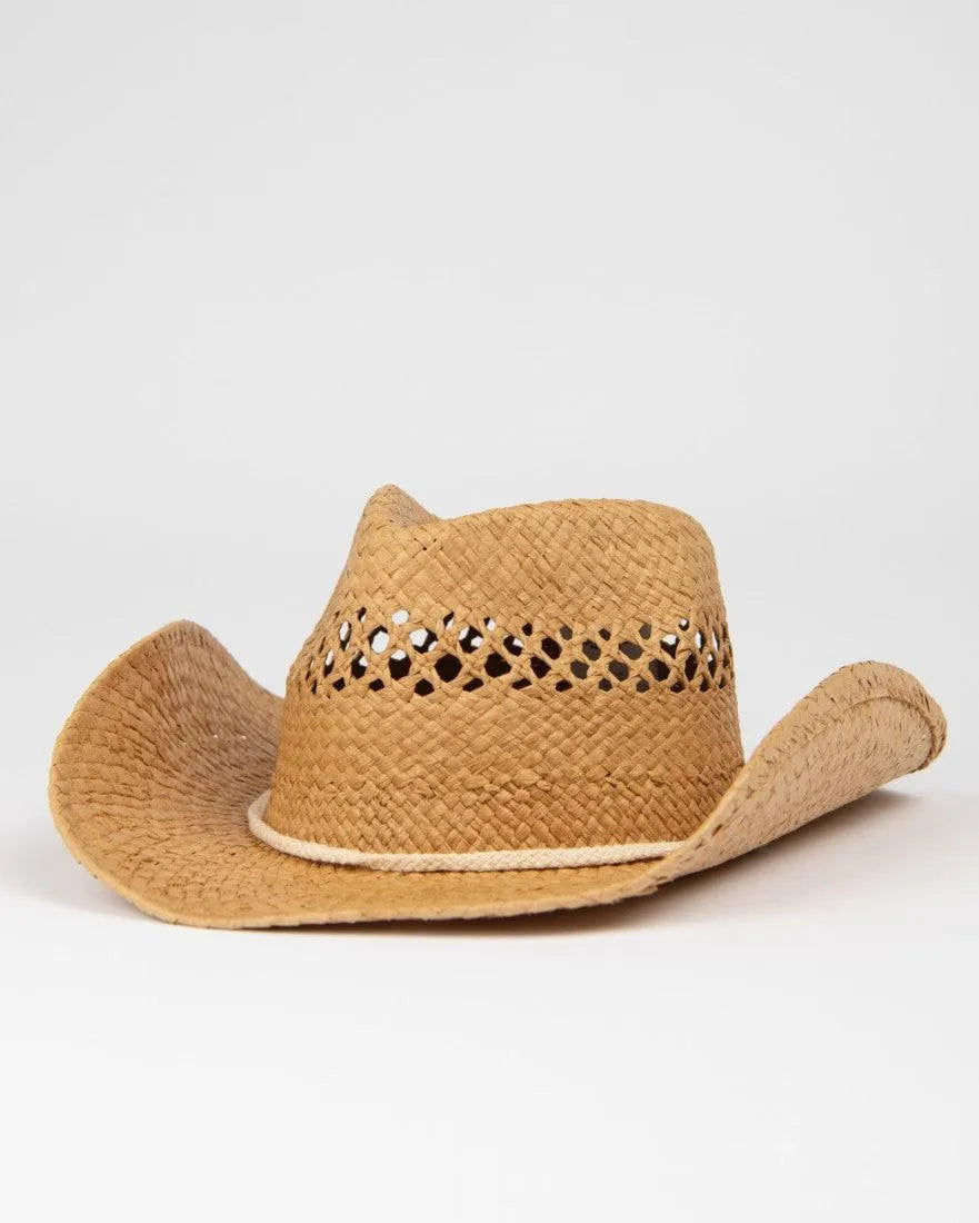Howdy Cowboy Straw Hat - Beachin Surf