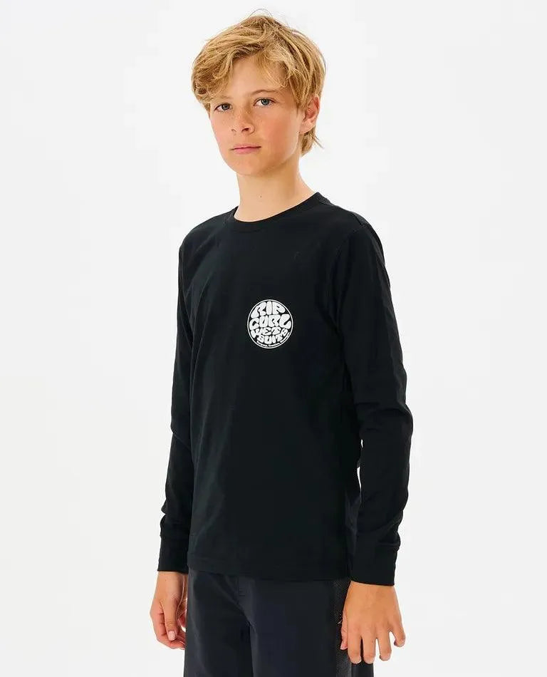 Icons Long Sleeve Uv Rashguard - Boys (8-16 Years) - Beachin Surf