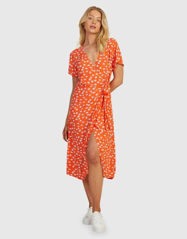Indigo Sands Wrap Dress - Beachin Surf