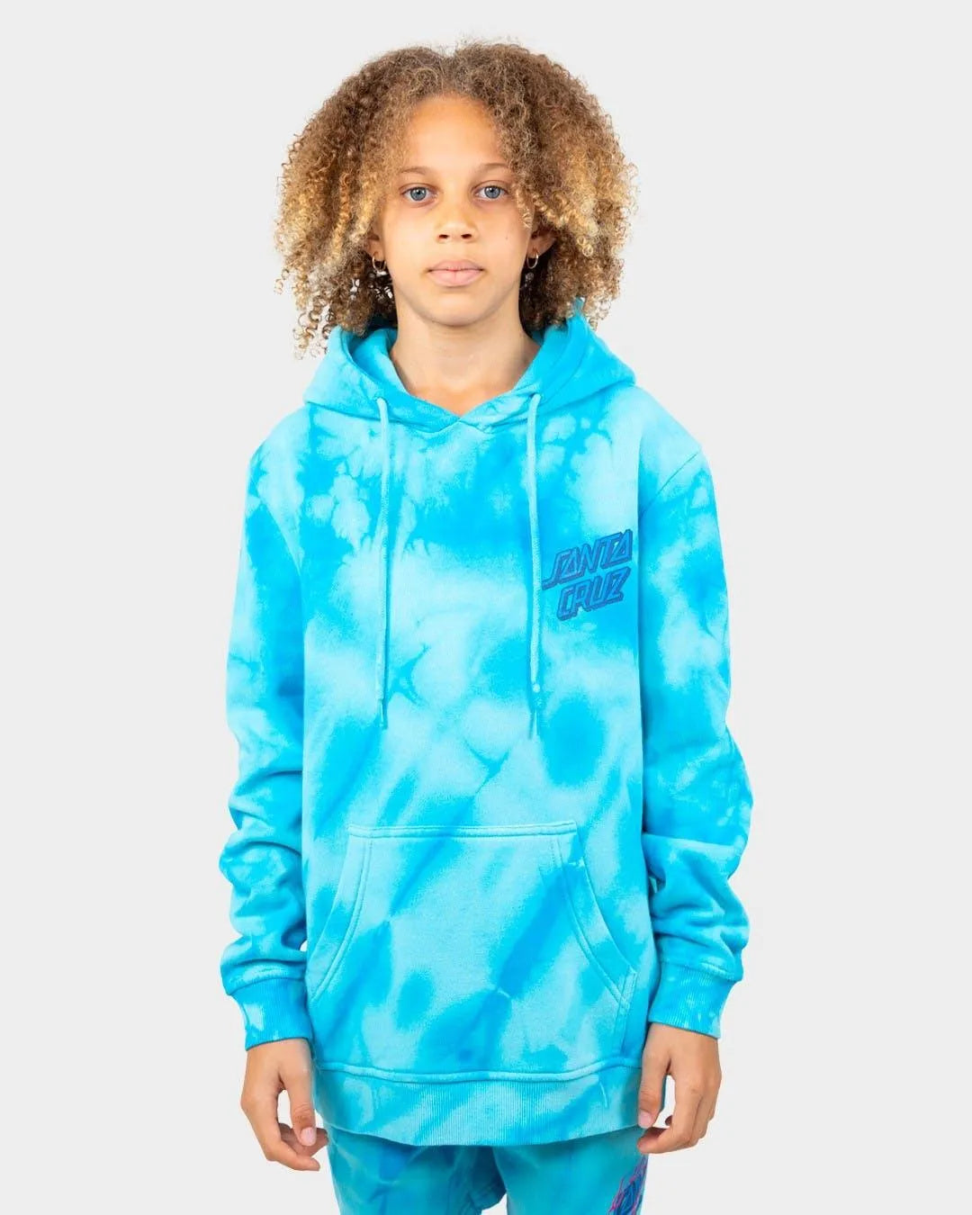 Inferno Stacked Strip Dot Santa Cruz Boys Pullover Hoodie - Beachin Surf