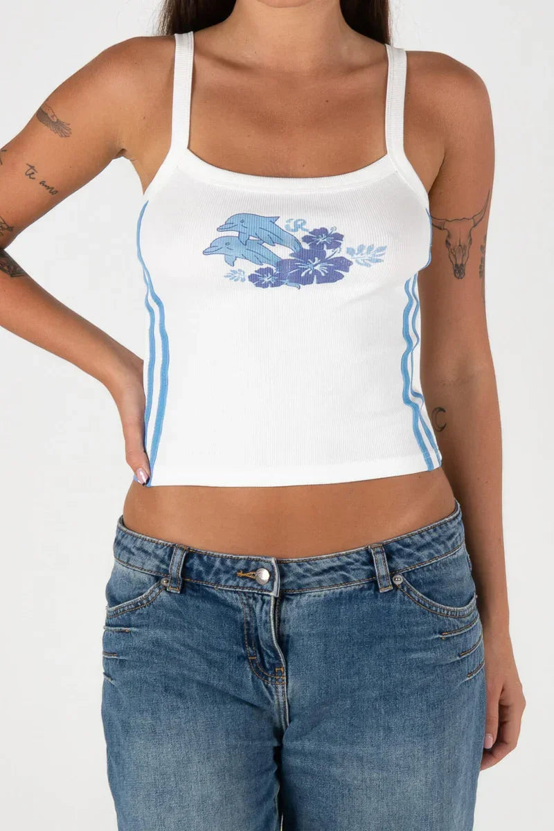 Dolphin Splash Tank Singlet