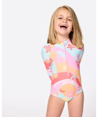 Island Days Long Sleeve Surf Suit Swimsuit - Girls (1-8 years)
