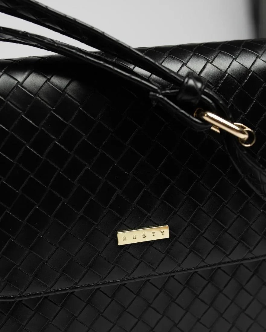 Judah Woven Crossbody Bag