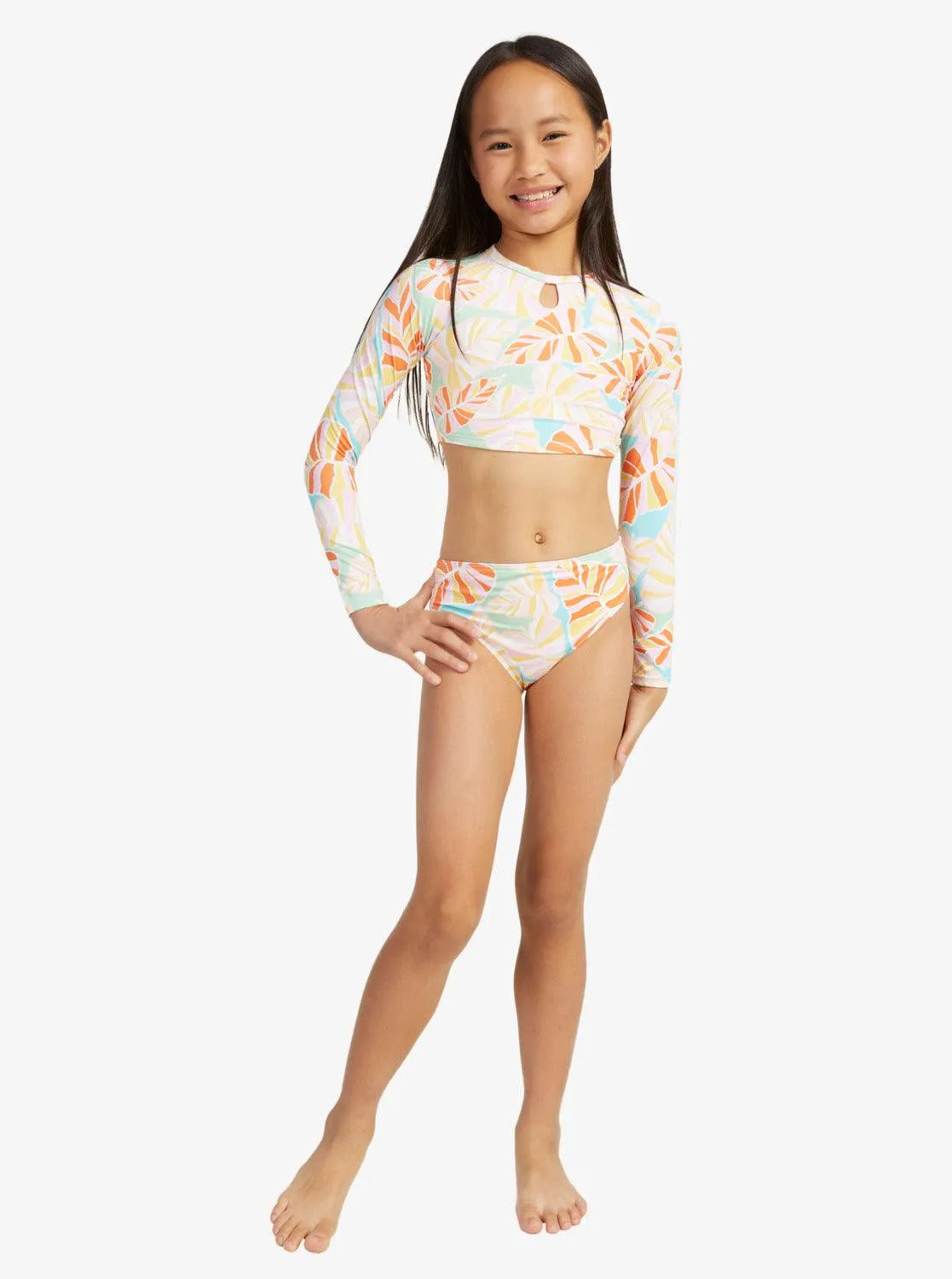 Jungle Mirage Crop Lycra Set - Beachin Surf