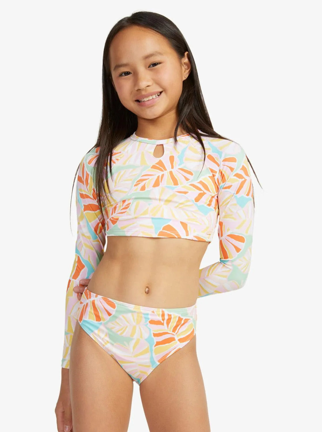 Jungle Mirage Crop Lycra Set - Beachin Surf