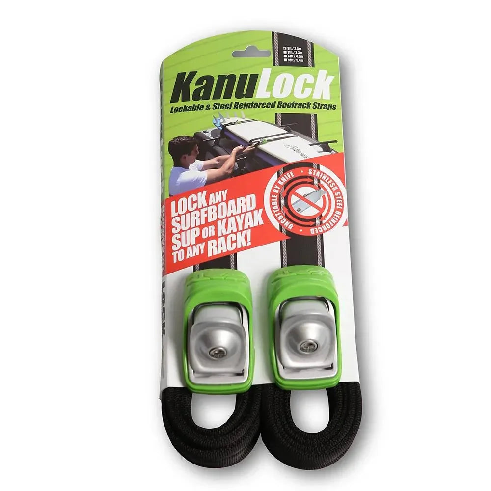 Kanulock Lockable Tiedown Set 2.5m / 8 Ft