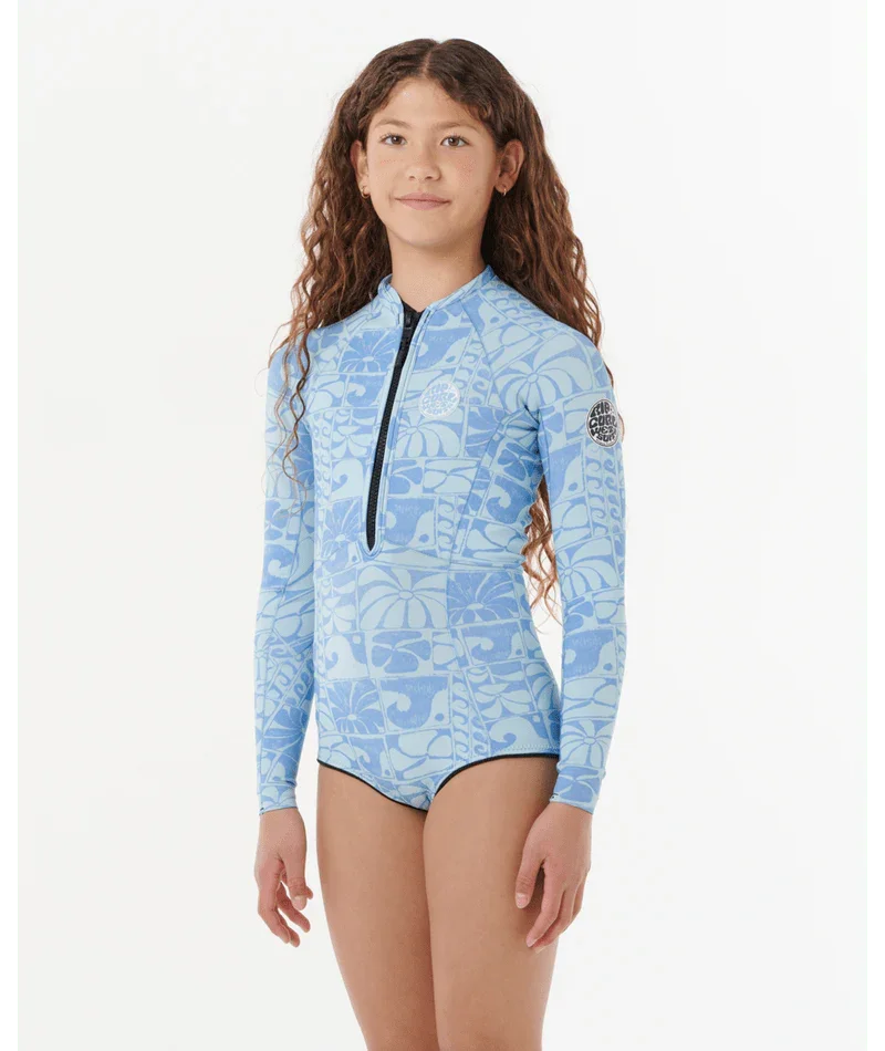 Kids G-Bomb Front Zip 1.5 Long Sleeve Spring