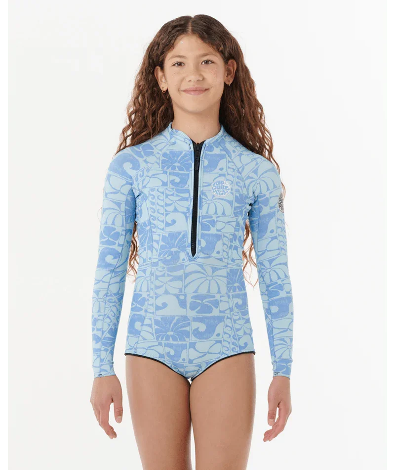 Kids G-Bomb Front Zip 1.5 Long Sleeve Spring