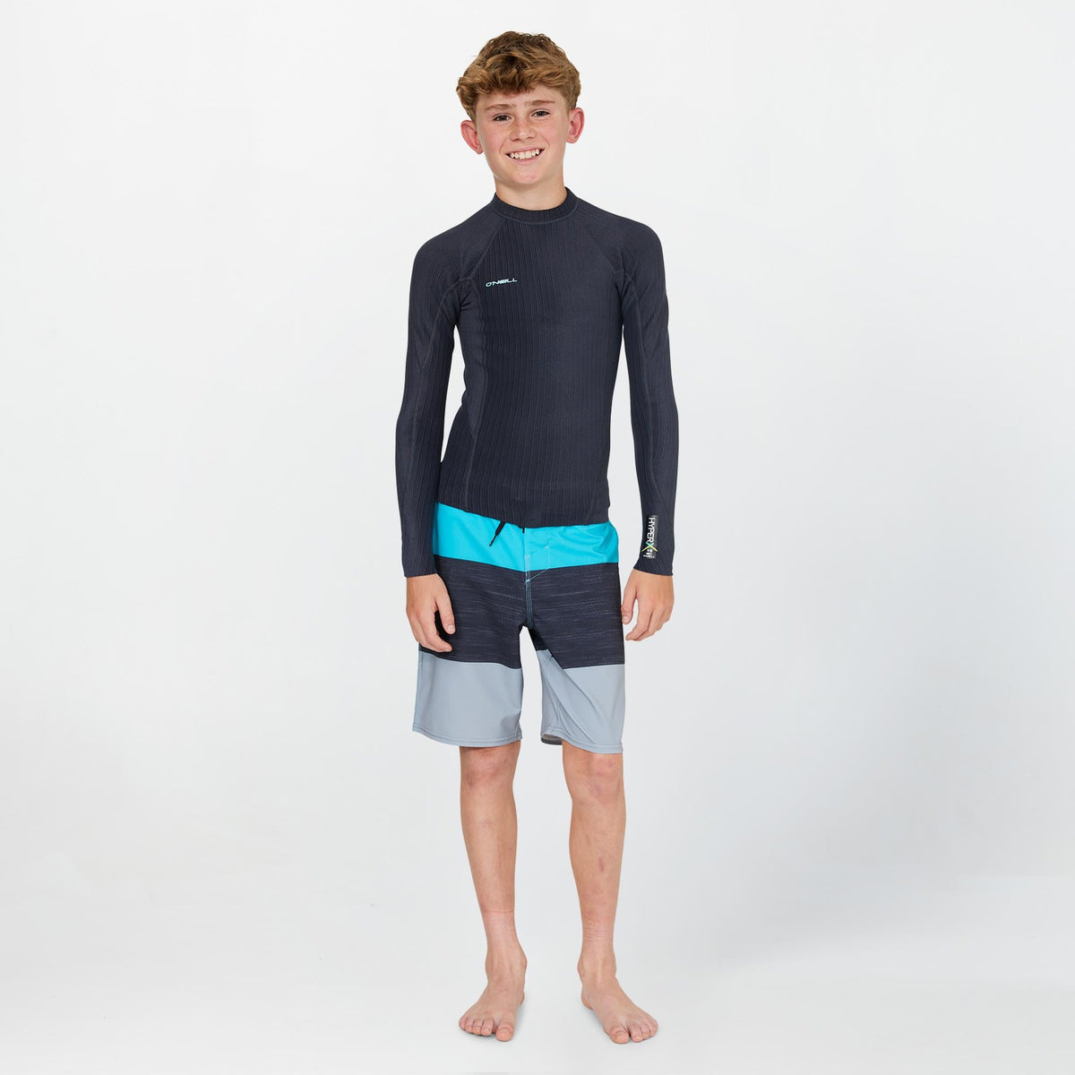 O'Neill Kids HyperX 1.5mm Wetsuit Jacket Gunmetal
