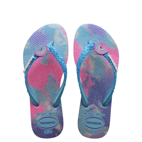 Kids Slim Glitter Ii Thongs - Beachin Surf