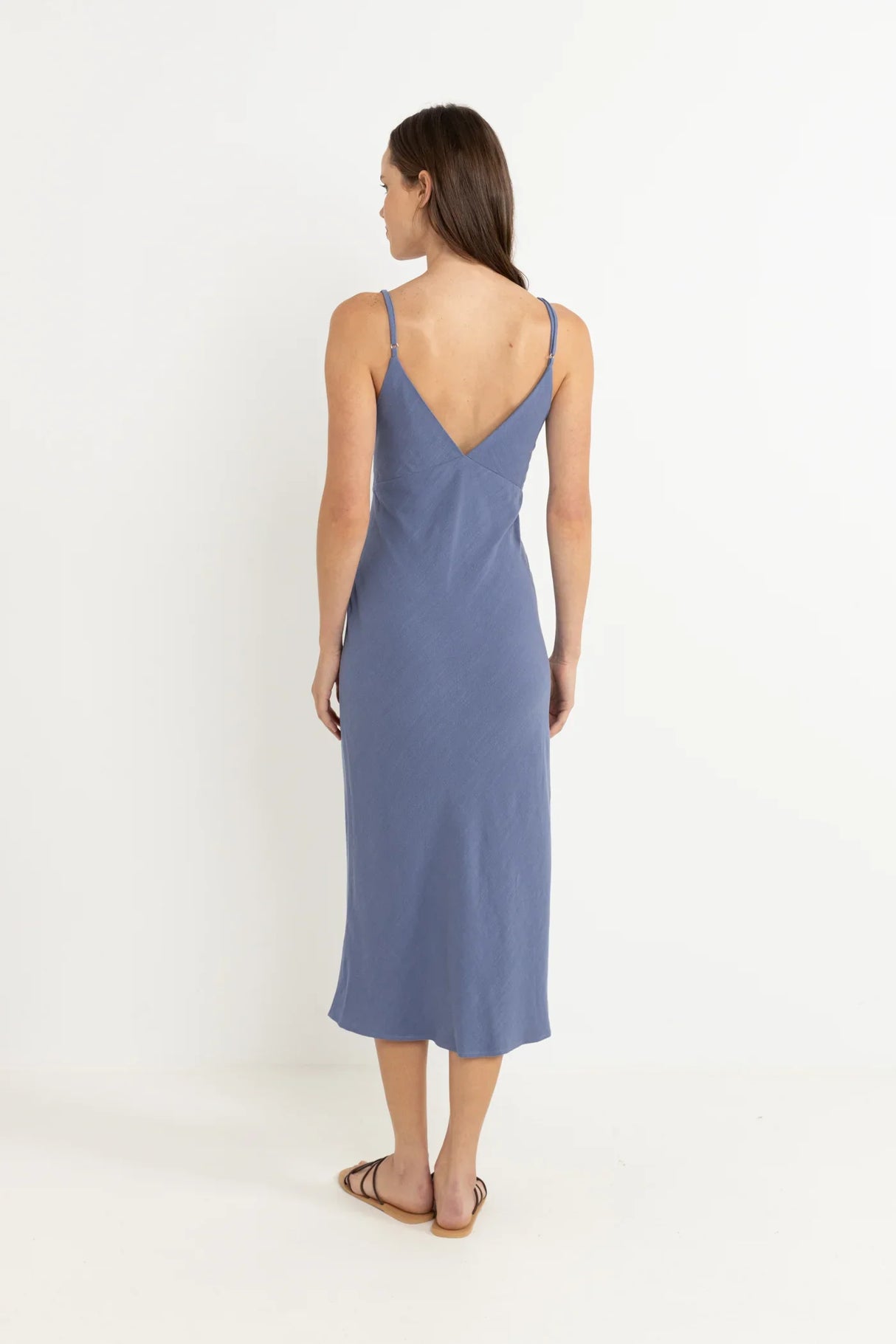 Lily Bias Cut Midi Dress