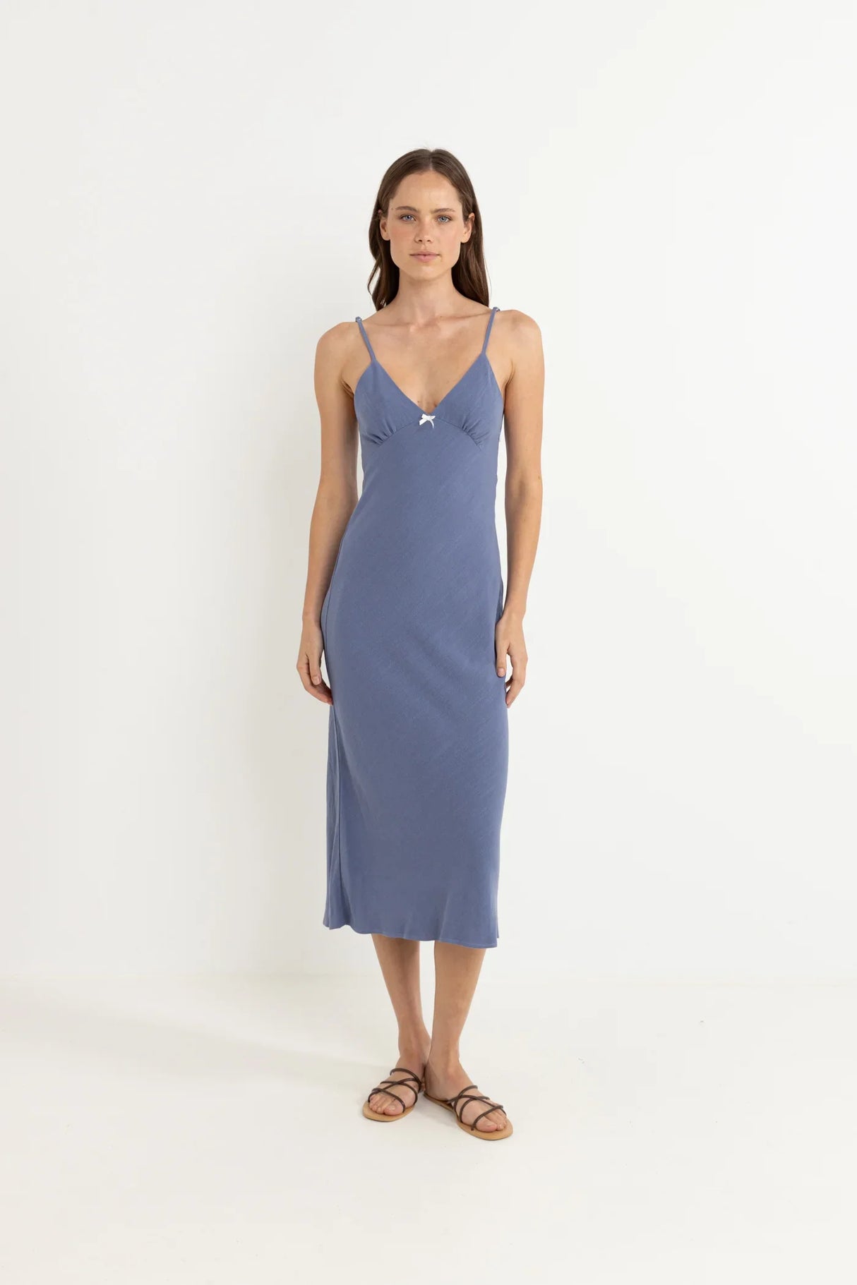 Lily Bias Cut Midi Dress