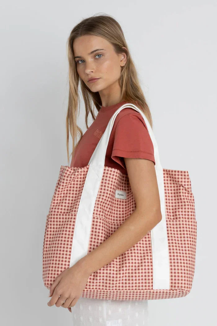 Lola Check Tote Bag