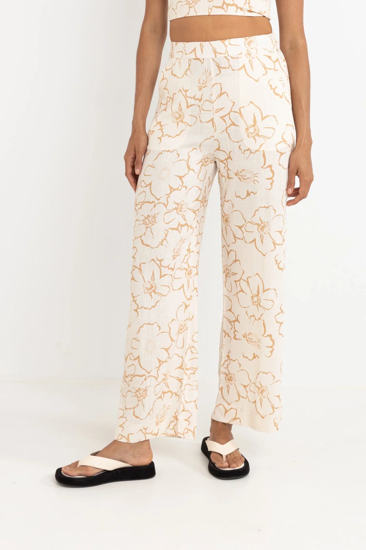 Lulu Floral Wide Leg Pant