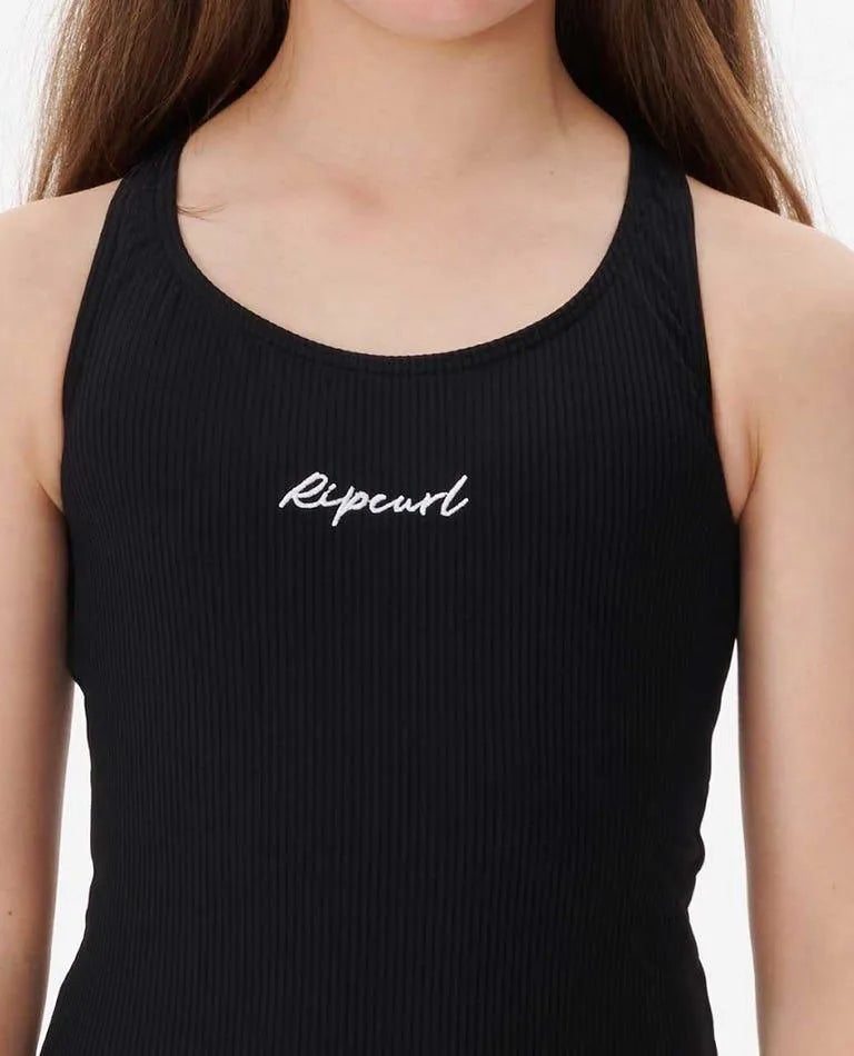 Lux Rib One Piece Swimsuit - Girls (8-16 Years) - Beachin Surf