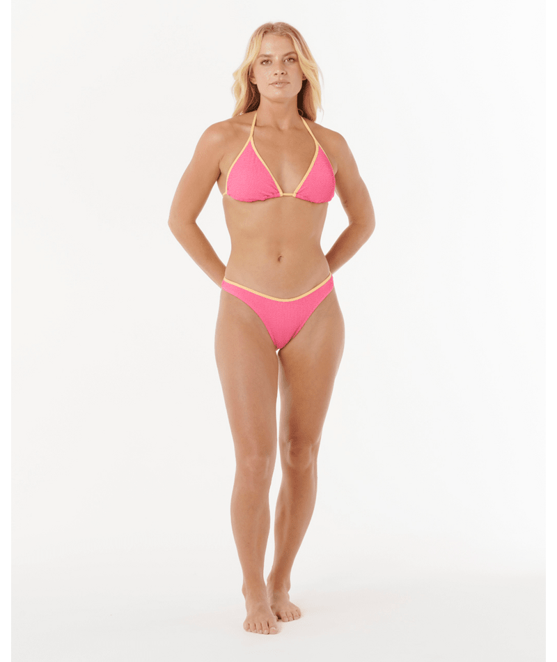 Luxe Surf High Cut Cheeky Coverage Bikini Bottom - Beachin Surf