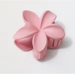MATTE PINK FRANJIPANI HAIR CLIP - Beachin Surf