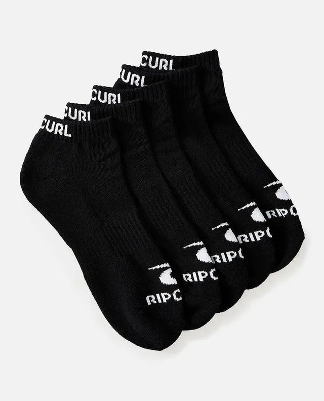 Men's Brand Ankle Sock - 5 Pack - Beachin Surf