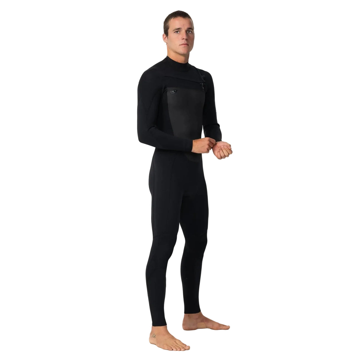 mens-defender-3-2mm-steamer-chest-zip-black_wst6c1ma-002_03 - Beachin Surf