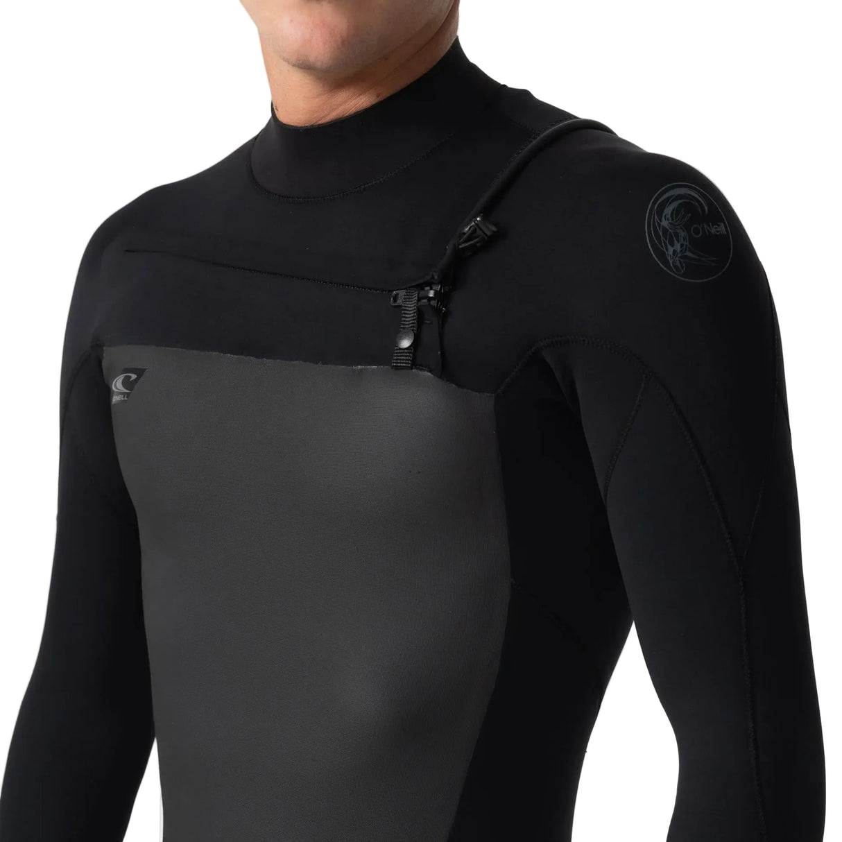 mens-defender-3-2mm-steamer-chest-zip-black_wst6c1ma-002_05 - Beachin Surf