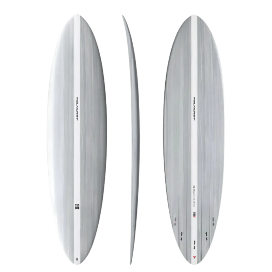 Mid 6- Thunderbolt Red - Candy White - Beachin Surf