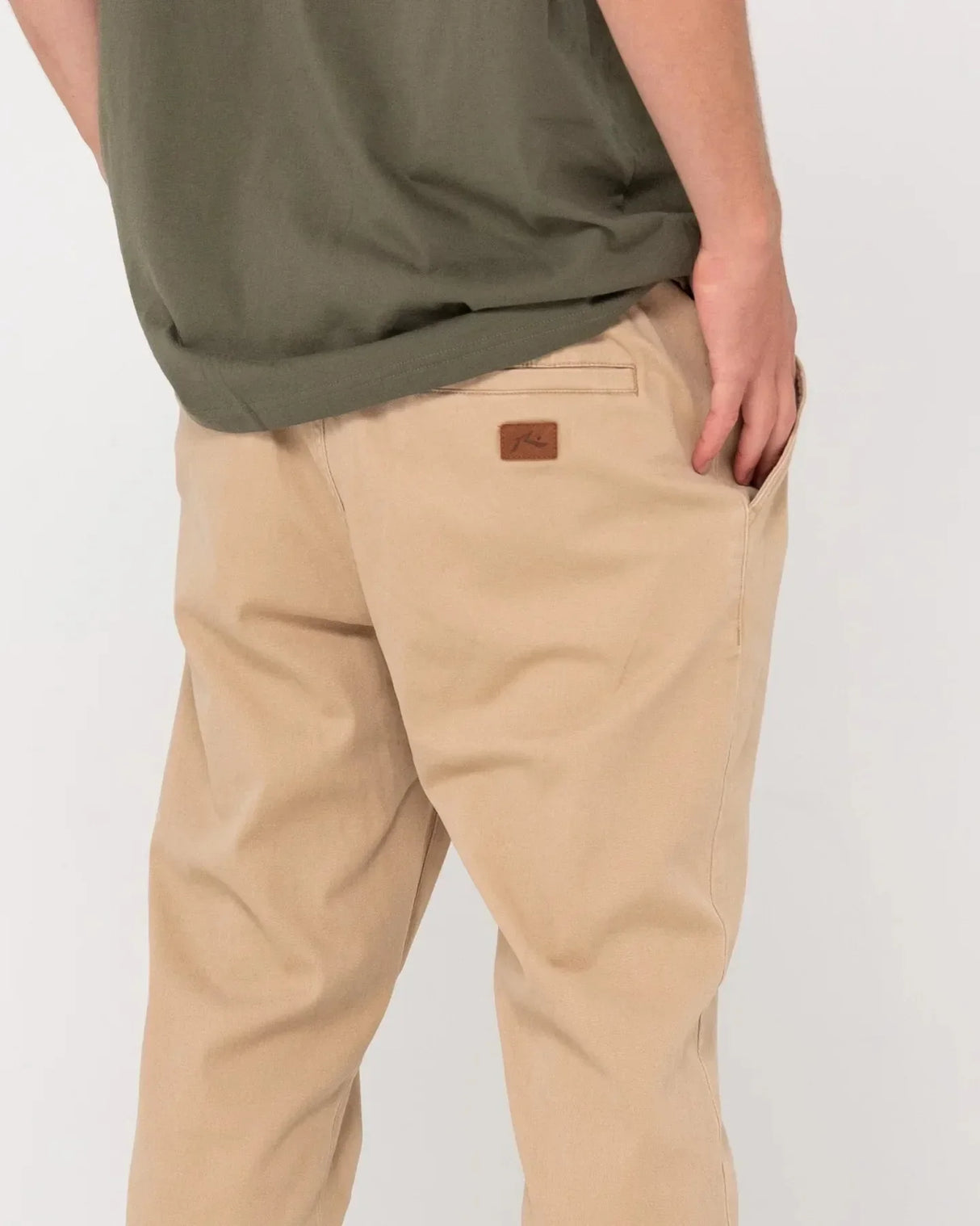 Mid Boy Straight Fit Elastic Pant