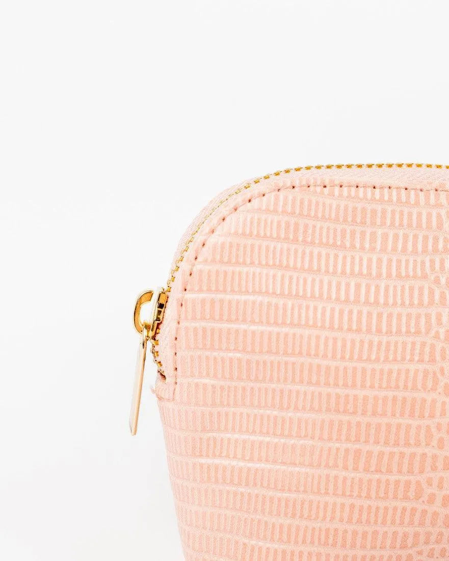 Mila Vegan Leather Textured Pouch - Beachin Surf