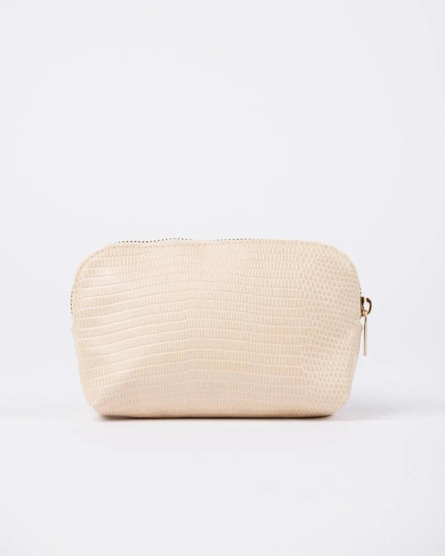 Mila Vegan Leather Textured Pouch - Beachin Surf
