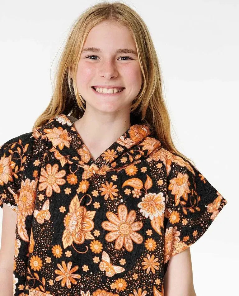 Mixed Hooded Towel-Girl - Beachin Surf