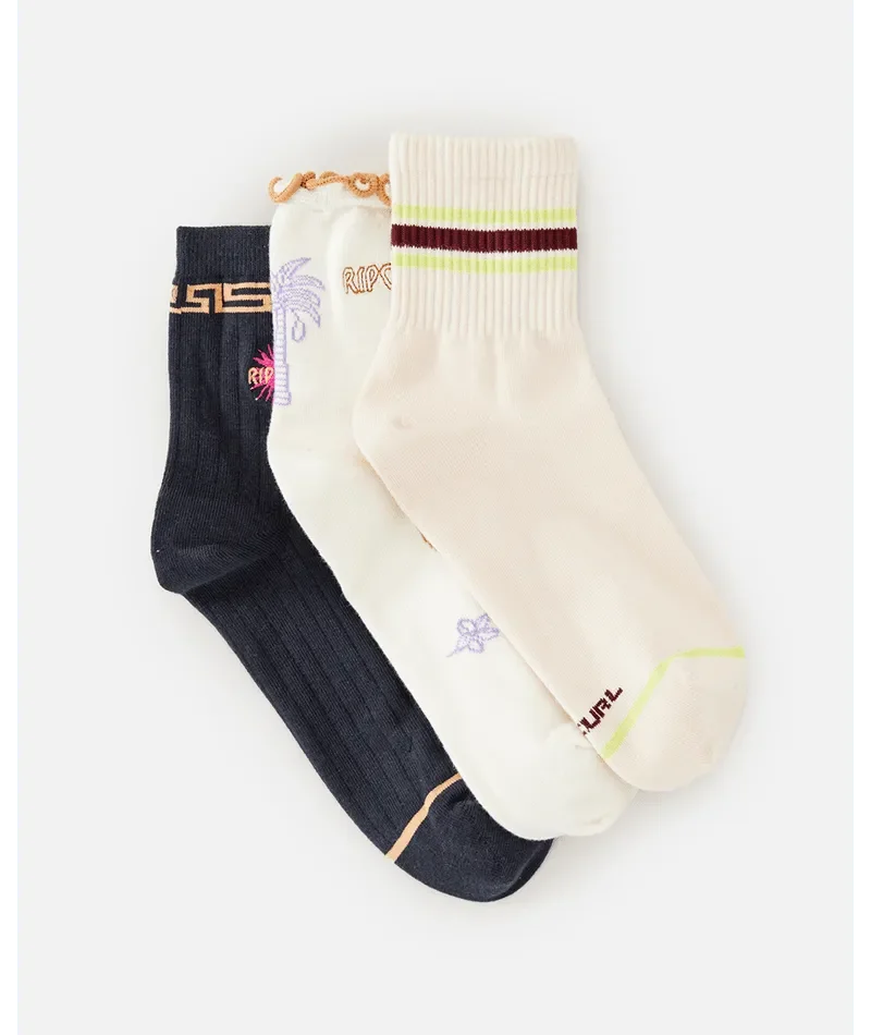 mixed-socks-3-pk-beachin-surf-70058 - Beachin Surf