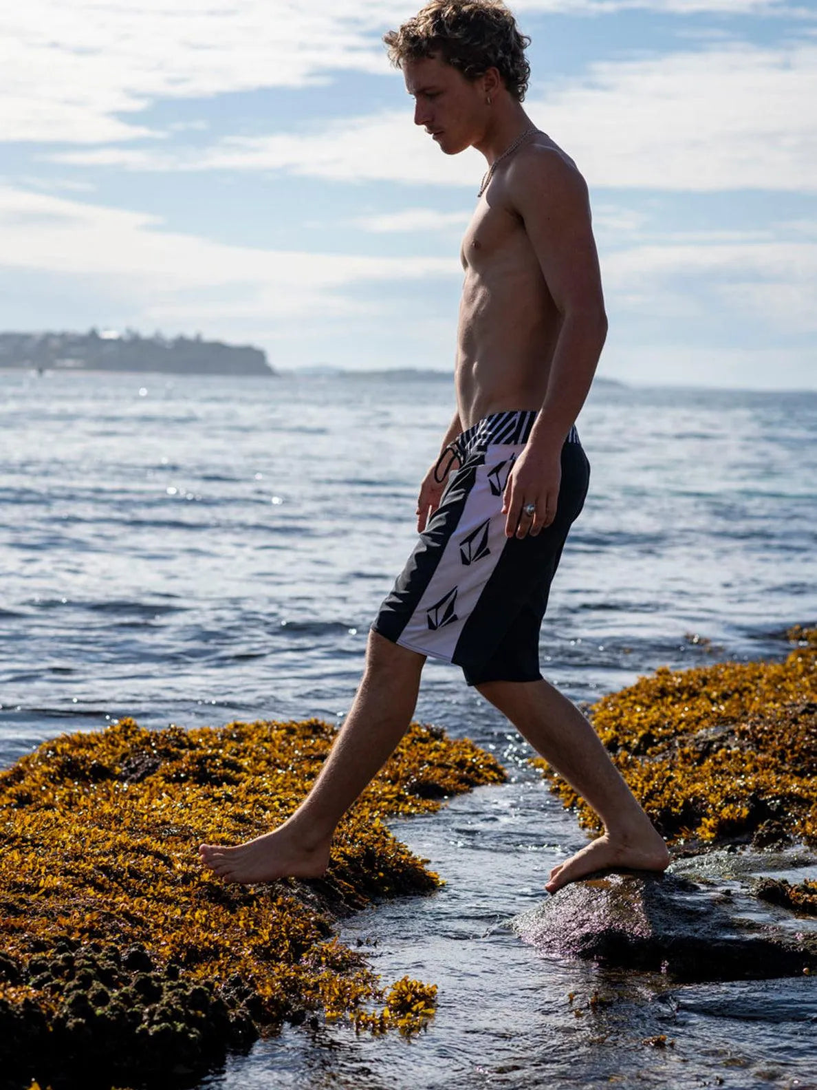 Mod Iconic Stone 19" Boardshort - Beachin Surf