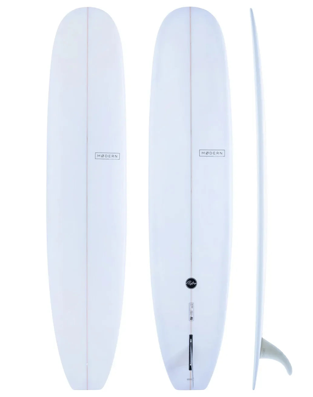 modern-retro-pu-surfboard-beachin-surf-90726 - Beachin Surf