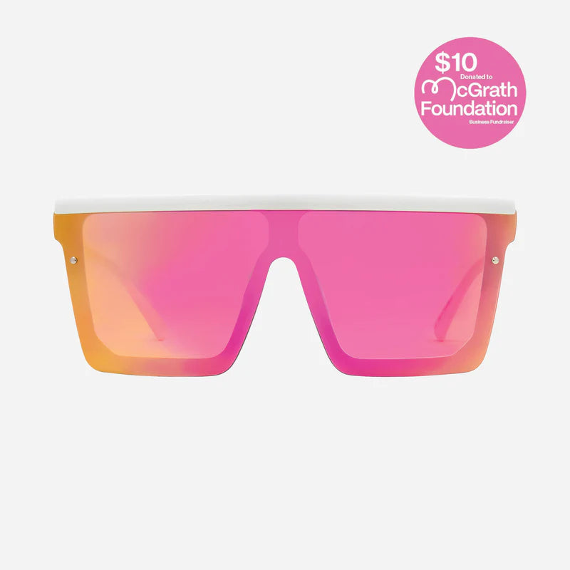 Muse - Gloss White Hot Pink Orange Lens With Pink Iridium