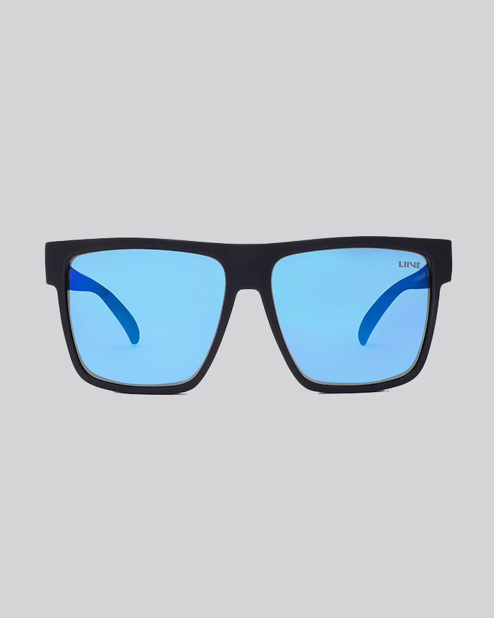 Offshore - Blue Mirror Polarised Matt Black