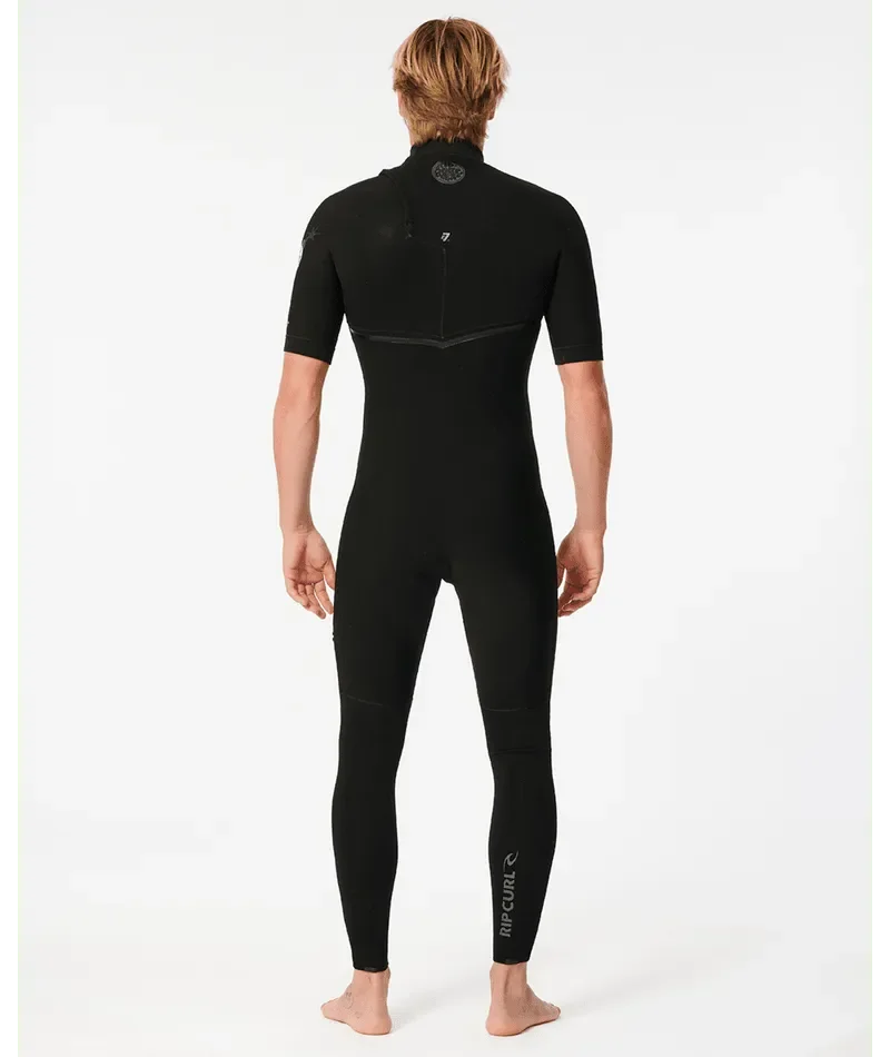 Rip Curl E-Bomb 2/2 Zip Free Short Sleeve Steamer Wetsuit Mens