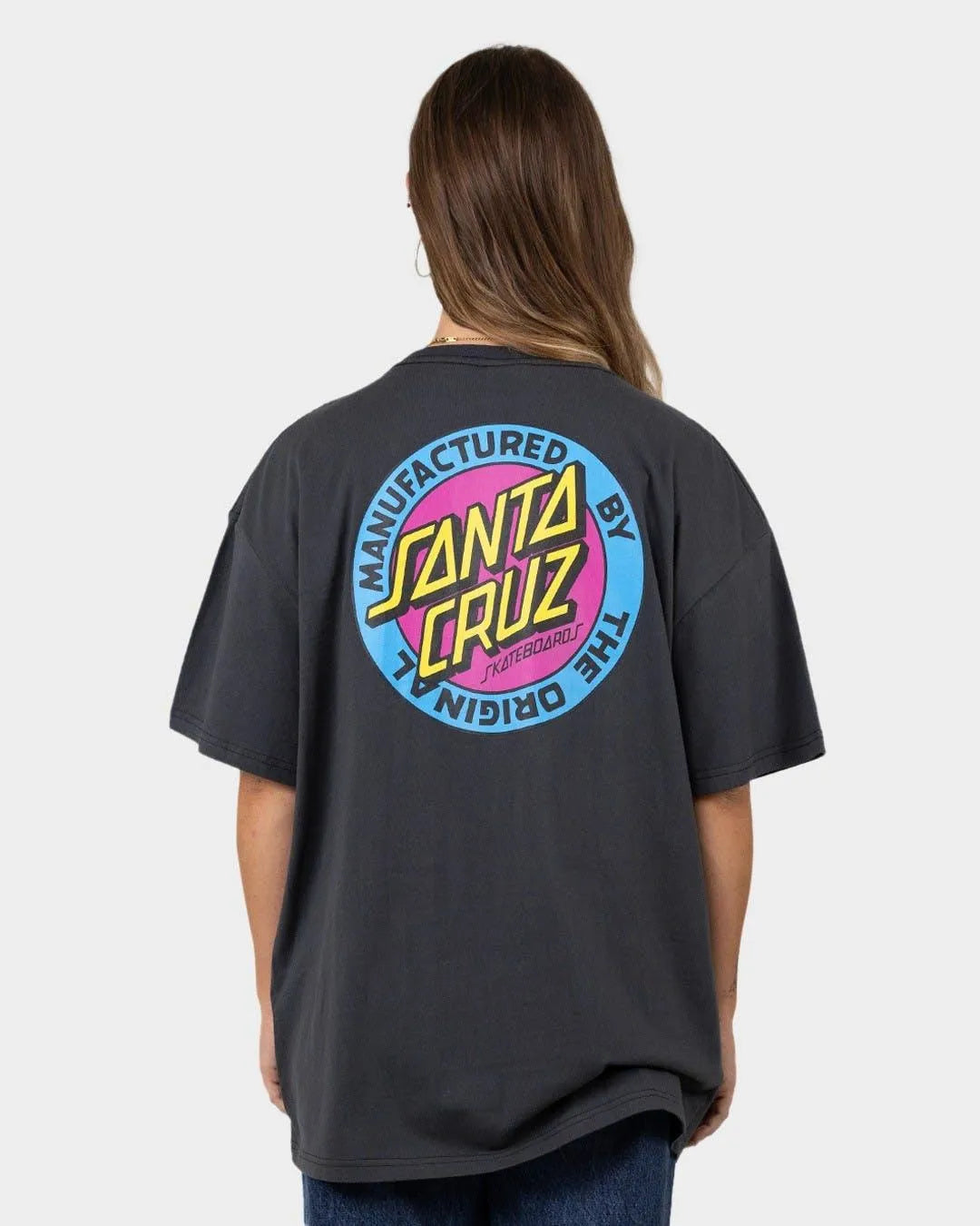 Os Mfg Retro Dot Santa Cruz Women'S S/S T-Shirt - Beachin Surf