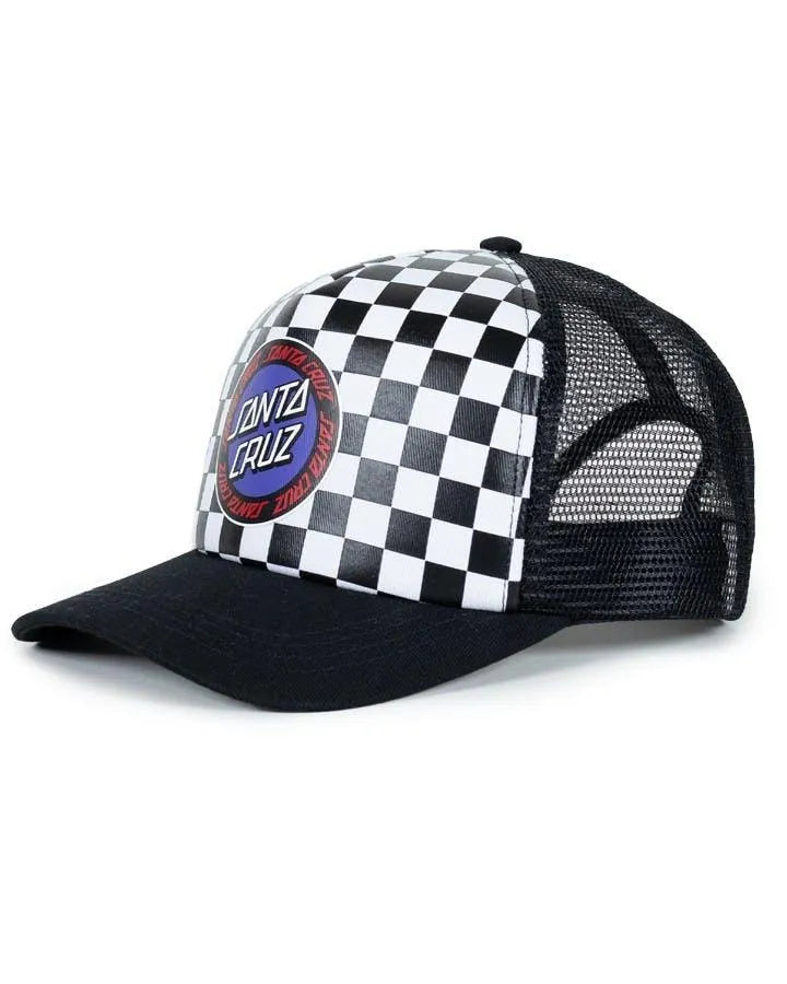 Outer Ringed Dot Santa Cruz Boys Snapback Trucker Hat - Beachin Surf