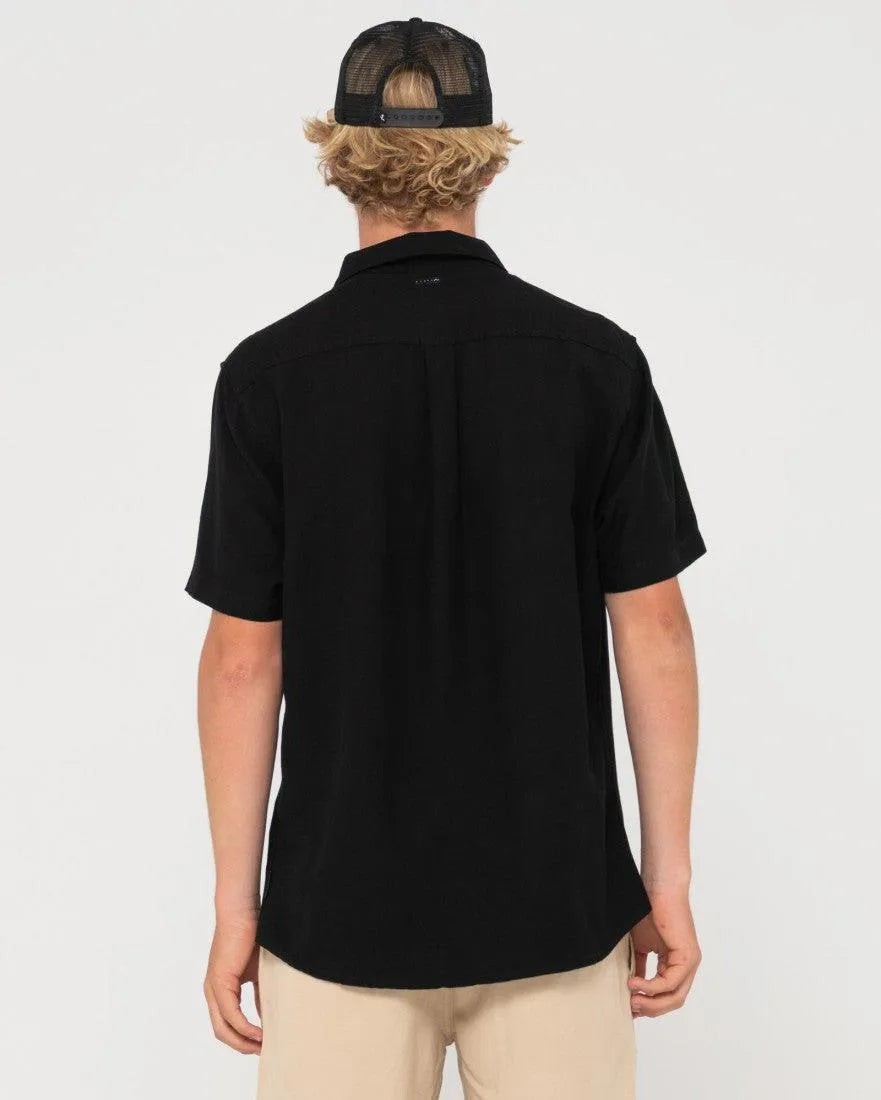 Overtone Short Sleeve Linen Shirt - Beachin Surf