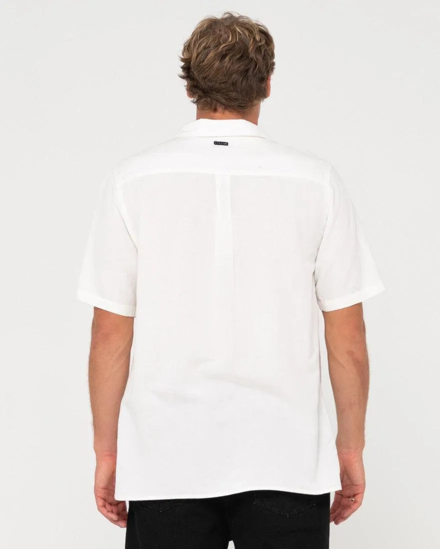 Overtone Short Sleeve Linen Shirt - Beachin Surf
