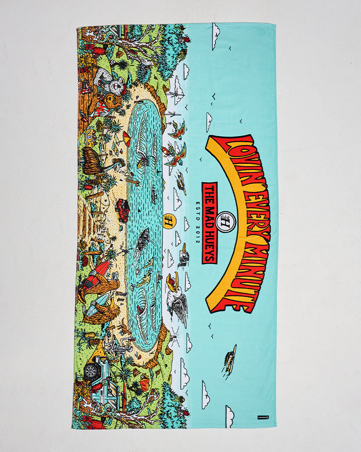 Oz Straya Beach Towel