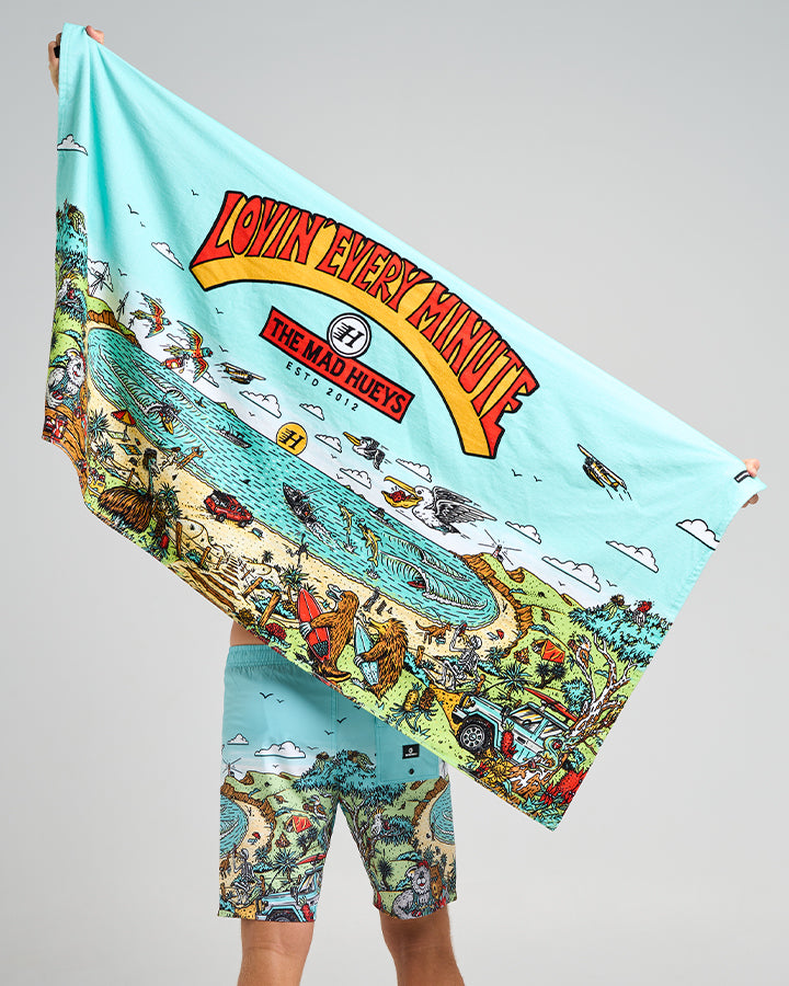 Oz Straya Beach Towel