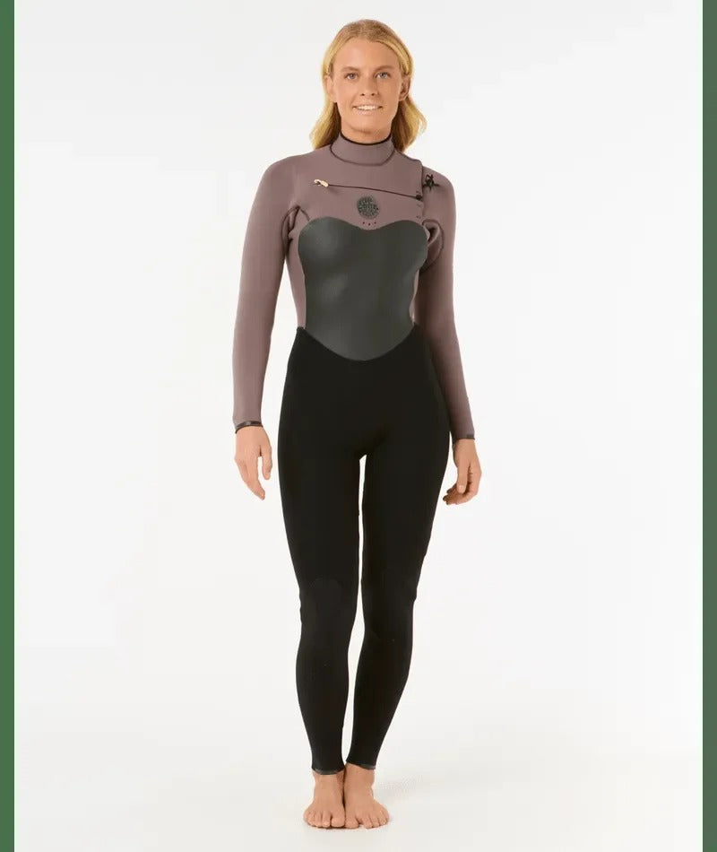 Rip Curl Womens Flashbomb 3/2 Chest Zip Steamer Wetsuit