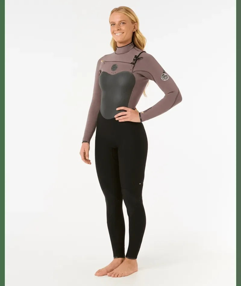 Rip Curl Womens Flashbomb 3/2 Chest Zip Steamer Wetsuit