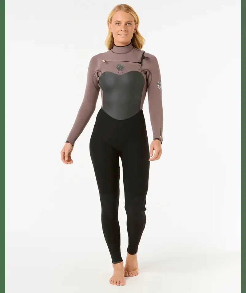 Rip Curl Womens Flashbomb 3/2 Chest Zip Steamer Wetsuit