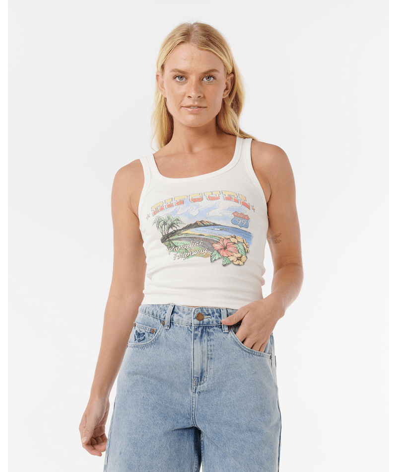 Pacific Rider Ribbed Tank - Beachin Surf